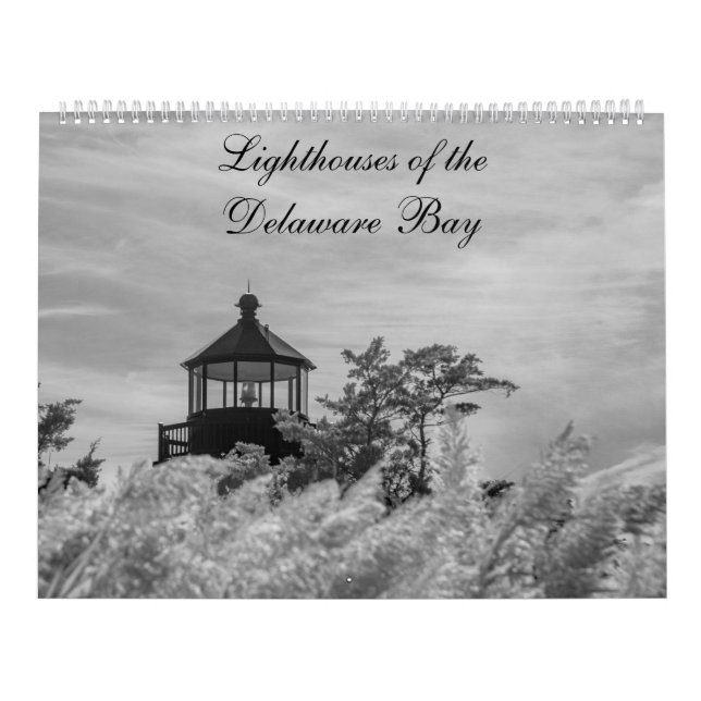 Calendário Faróis do compartimento de Delaware (Capa)