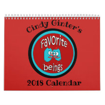 Calendário favorito da caridade do autismo de 2018