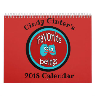 Calendário favorito da caridade do autismo de 2018