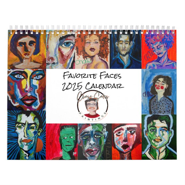 Calendário Favorito Faces 2025 (Capa)