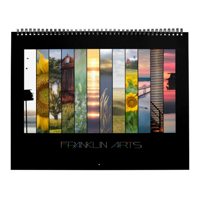 Calendário Fazenda & Fields 2024 por Franklin Arts (Capa)