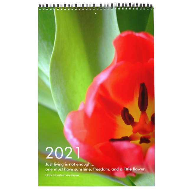 Calendário Fechamento de Flores 2021 (Capa)