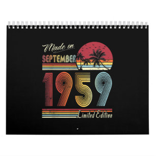 Calendário Feito Em Setembro De 1959, Aos 62 Anos De Idade, 6