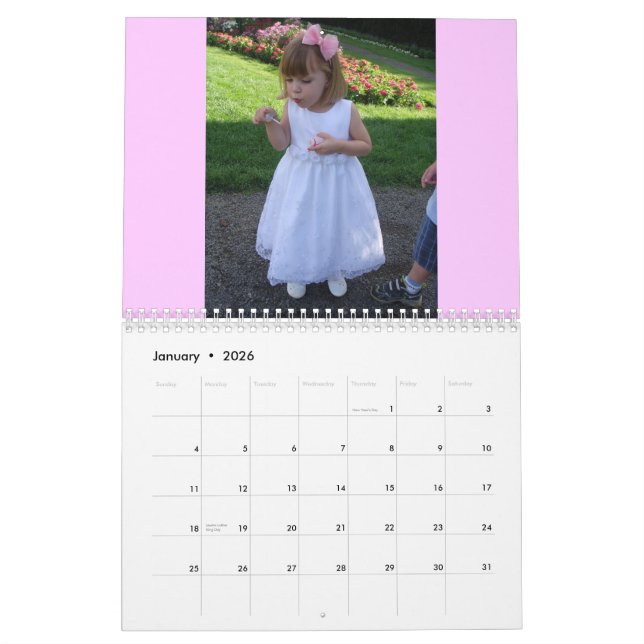 Calendário Feliz aniversario Nana! (Jan 2026)