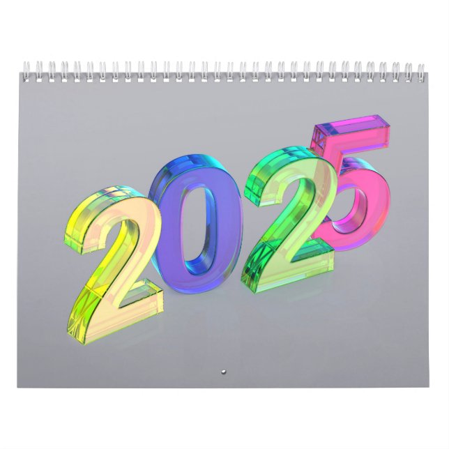 Calendário Feliz ano novo 2025 (Capa)