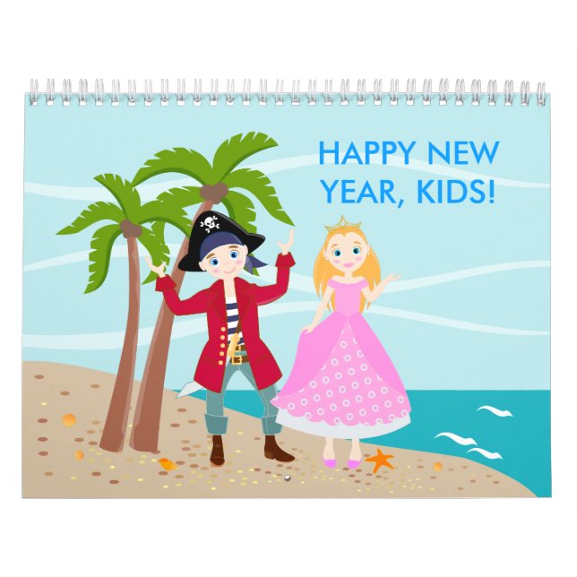 Calendário Feliz Ano Novo, crianças! (Capa)
