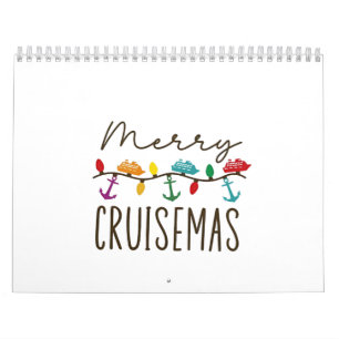 Calendário Feliz Crucero de Natal Família Correspondente