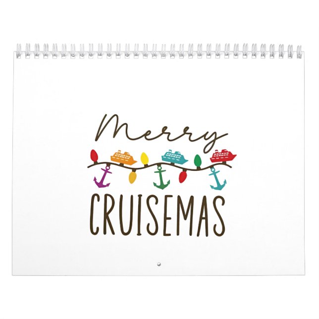 Calendário Feliz Cruisemas Correspondência Familiar de Cruise (Capa)