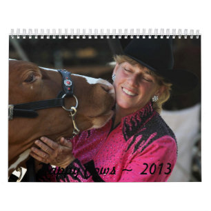Calendário feliz da vaca do ~ 2013 das vacas