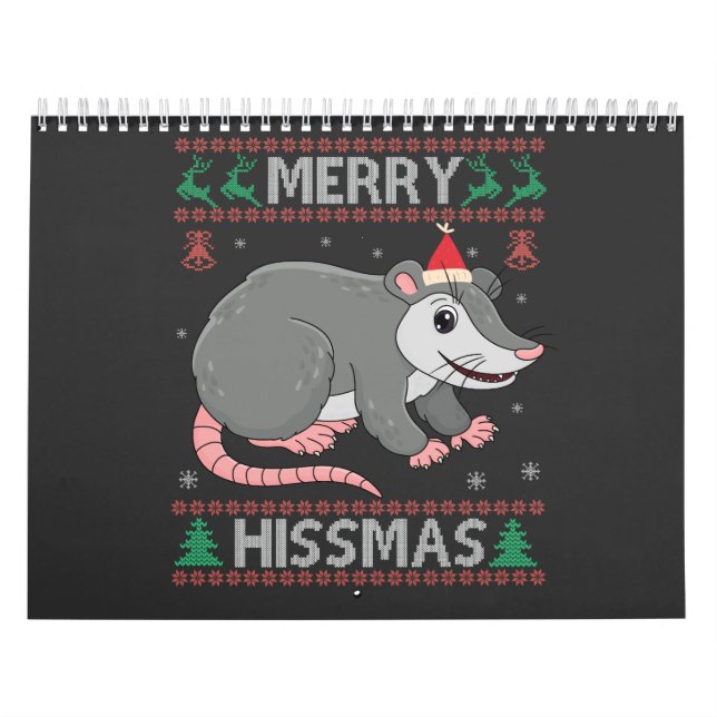 Calendário Feliz Hissmas Funny Ugly Xmas Sweater Ogambm Gift (Capa)
