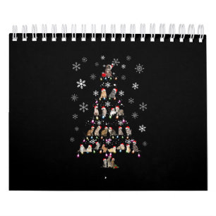 Calendário Feliz Natal Árvore de Natal de Gato Gato