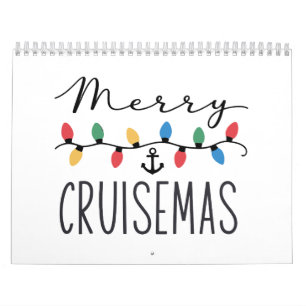 Calendário Férias de Natal em Cruzeiro Familiar Feliz 