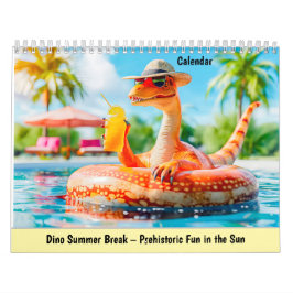 Calendário Férias de Verão do Dino – Diversão Pré-Histórica a