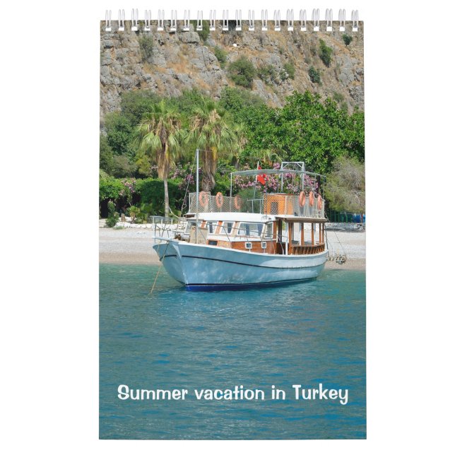 Calendário Férias de Verão na Turquia (Capa)