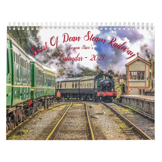Calendário Ferroviário Da Floresta De Dean Steam - (Capa)