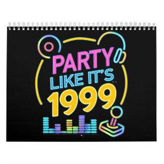 Calendário Festa Como Se Fosse 1999®™ – Trilha Sonora Neon