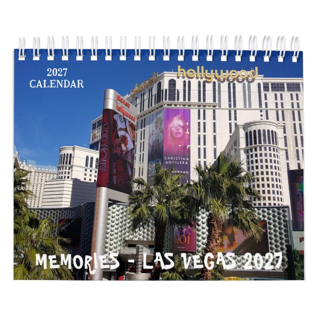 Calendário Festa de Despedida de Solteira em Las Vegas 2027 - (Capa)