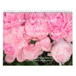 Calendário Fiori 2026 Photo Calendar - Botanicals & Blooms
