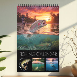 Calendário Fishing Calendar 2026 / Fish Photo Calendar