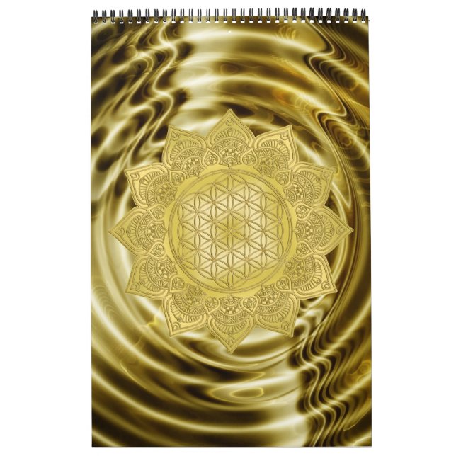 Calendário Flor Da Vida - Índia Mandala 4 (Capa)