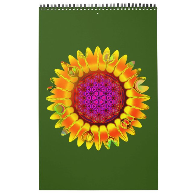 Calendário Flor De Vida - Flor Geométrico 4 (Capa)