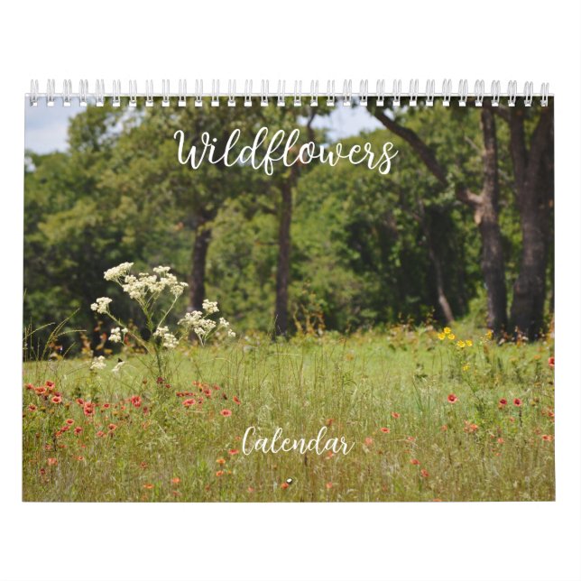 Calendário Flor Floral de Flores Selvagens (Capa)