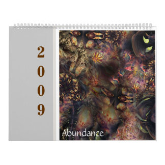 Calendário Flora 2009 da abundância