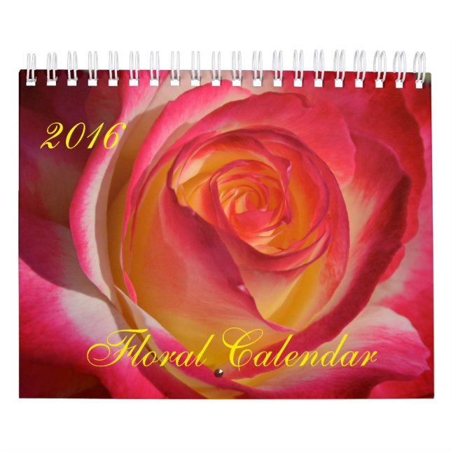 Calendário Floral 2016 (Capa)