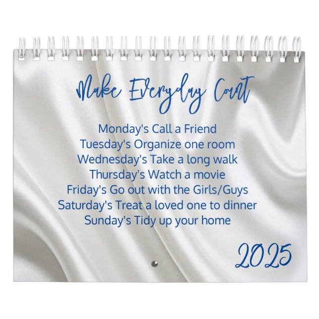 Calendário Floral 2025 - Fazer Contagem Diária (Capa)