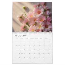 Calendário Floral 2025: Gama de Flores Botânicas
