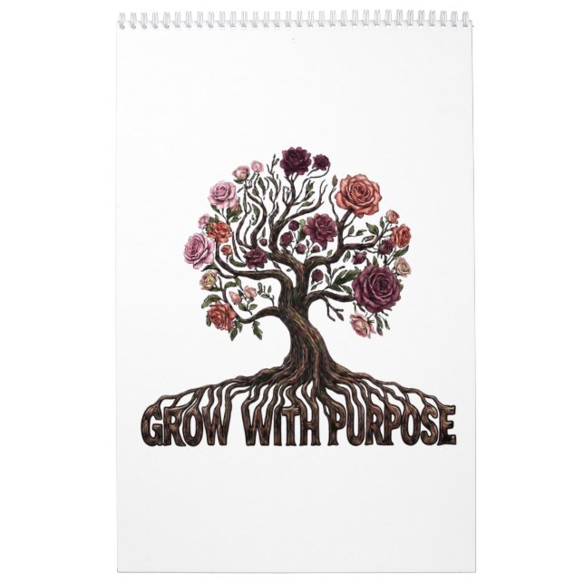 Calendário Floral Árvore de Crescer com Propósito  (Capa)
