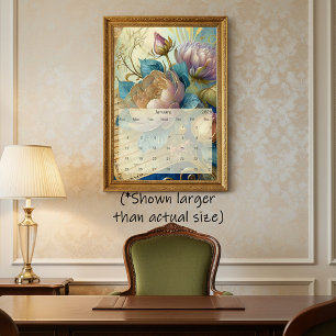 Calendário Floral Barroco