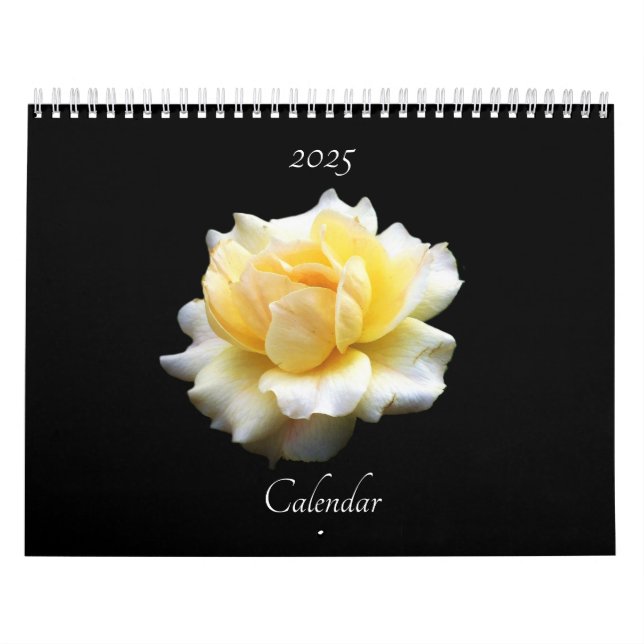 Calendário Floral Blackback 2025 (Capa)