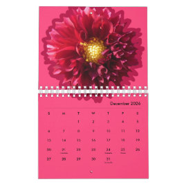 Calendário Floral Colorful 2026