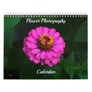 Calendário Floral de Fotografia Flor