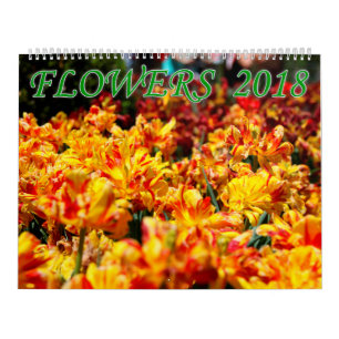 Calendário Flores 2018