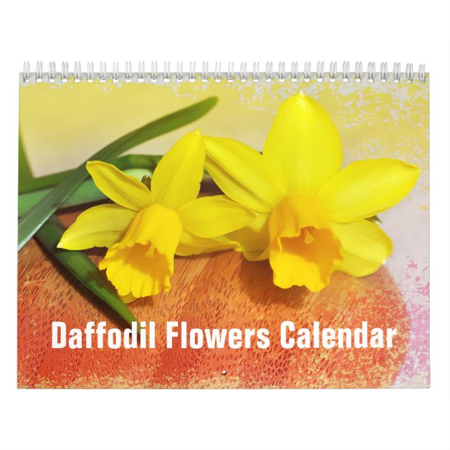 Calendário Flores Daffodil Floral 2020 (Capa)