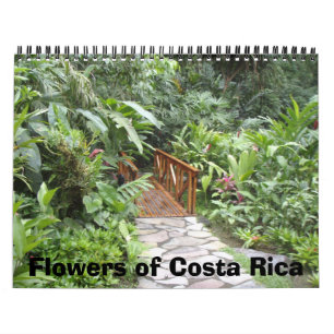 Calendário Flores de Costa Rica