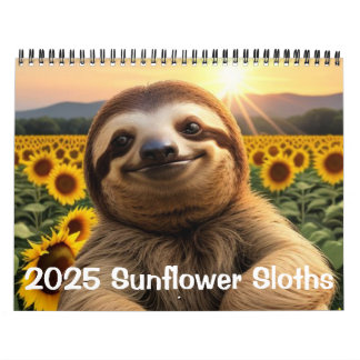 Calendário Flores De Girassol