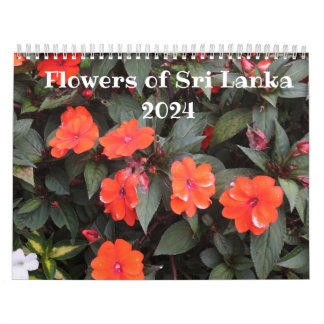 Calendário Flores do Sri Lanka 2025