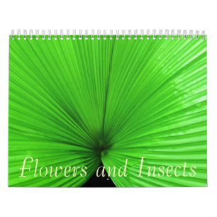 Calendário Flores e insetos