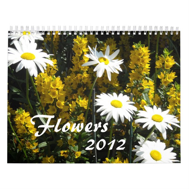 Calendário Flores Incríveis 2012 (Capa)