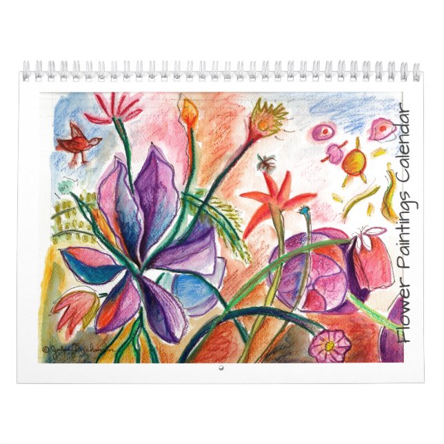 Calendário Flores por o ano (Capa)