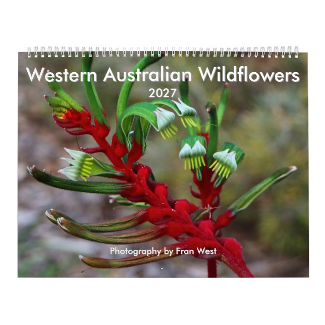 Calendário Flores Silvestres da Austrália Ocidental Calendári (Capa)