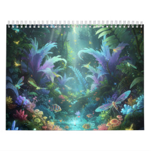 Calendário Floresta Mágica Enfeitiçada Biolucente 