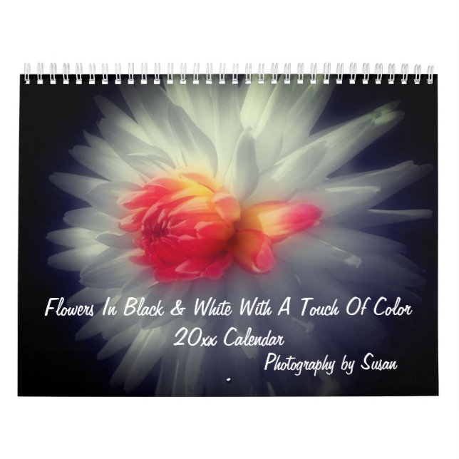 Calendário Flowers With A Touch Of Color  (Capa)