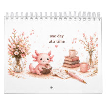 Calendário Fofo de Axolote