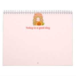 Calendário fofo para meninas 