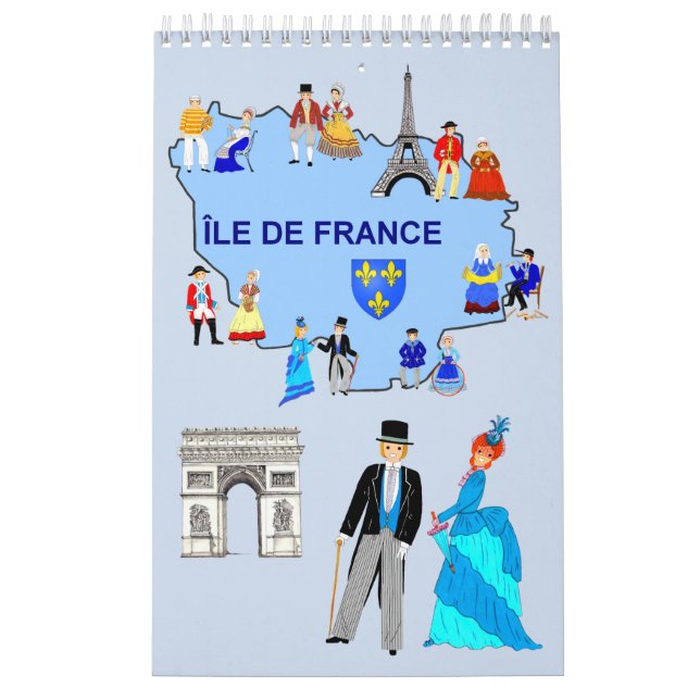 Calendário Folklore d'Île de France (Capa)