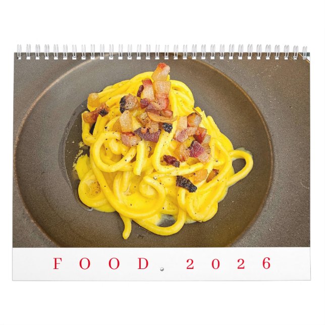 Calendário Food 2026 calendar (Capa)